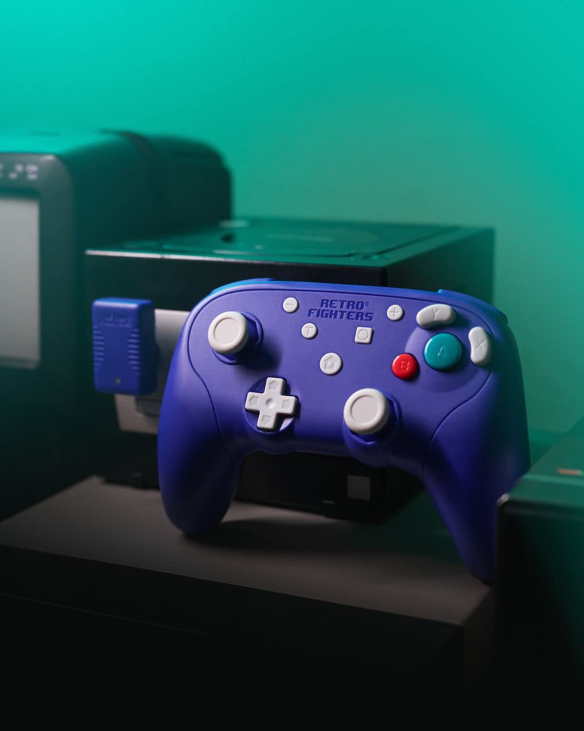 Retro Fighters BattlerGC Wireless 2.4G Controller Black - Gamecube, Game Boy Player, Switch & PC Compatible