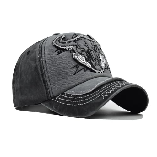 Handcuffs Mens Caps Printed Cotton Women Cap Baseball Sports Summer Cap (Grey)