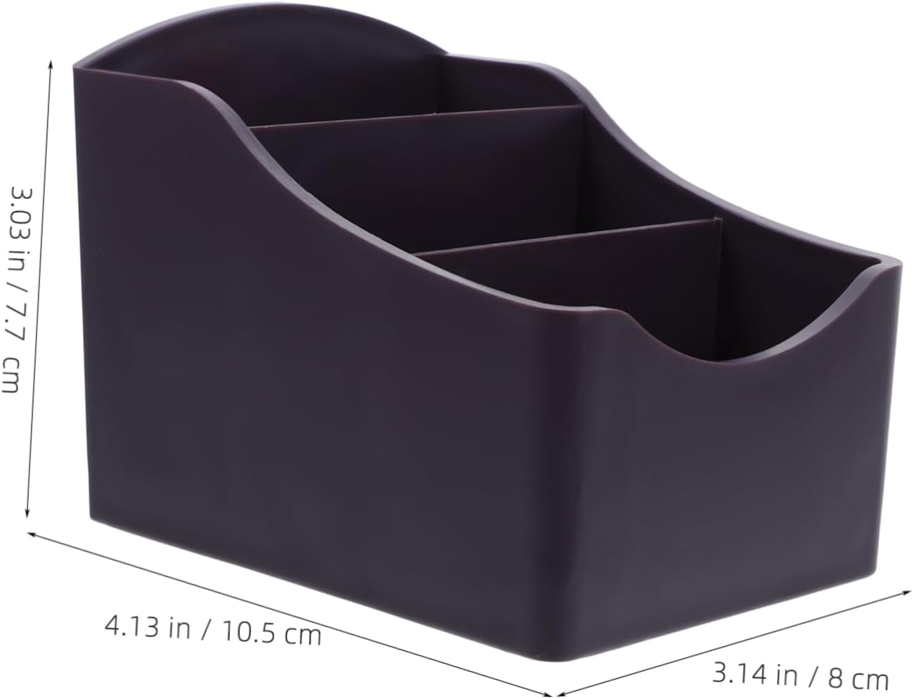 Purple Plastic Tea Bag Organizer Box for Sugar Packets Storage