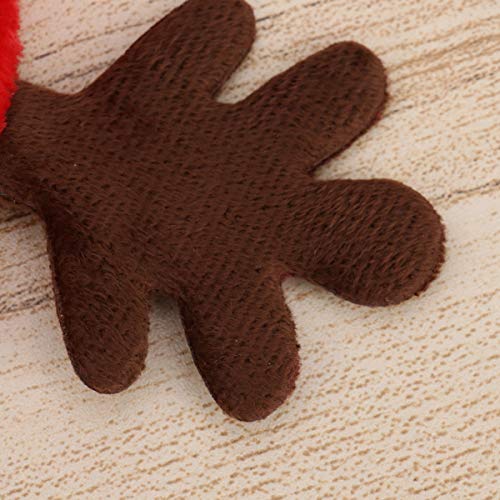 Suéter de cachorro de Natal POPETPOP – Fantasia de cachorro de alce de Natal para cães com capuz de