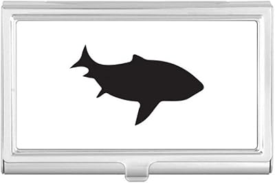 Streamline Shark Fierce Fish Business Card Holder Case Pocket Box Wallet