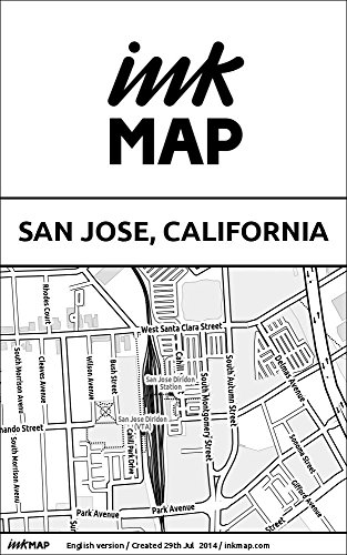 San Jose, California Inkmap - maps for eReaders, sightseeing, museums, going out, hotels (English)