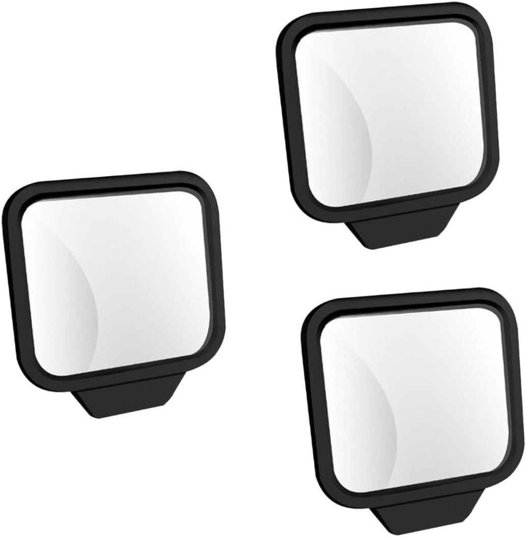 3pcs Car Rearview Mirror Adhesive Safety Seat Mirror for Boy Girl for Vehicle
