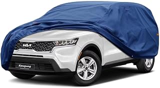 Heavy Duty SUV Cover Custom Fit for Kia Sorento (2002-2025),SUV Car Cover Waterproof All Weather with Anti-Theft Lock,Sun, Rain, Dust & Snow Protection.(USA Warehouse,Within 3-7 Days)