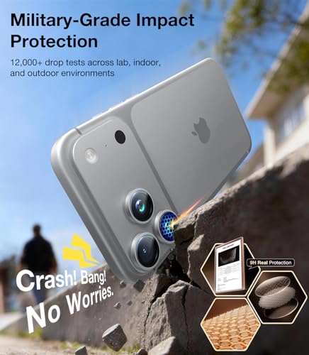 Image of UltraGlass for iPhone 17 Pro Max /17 Pro Camera Protector, Silver