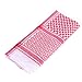 ABOOFAN Mens Cover Shawls Scarf Arabia Headscarf Red and White Arab Shemagh Head Scarf Saudi Headwear