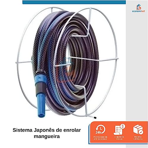 Enrolador Suporte de Mangueira de Jardim