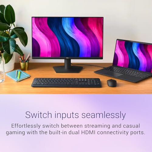 Image of Dell 24 inch FHD Monitor, 144Hz IPS Panel LCD Display,1ms Response Time, AMD FreeSync, Eye Comfort Technology, HDMI x 2, Tilt & Height Adjustable Stand, for Gaming, Home Office and Streaming