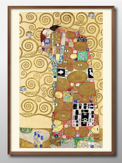 Amazon.co.jp: グスタフ クリムト 抱擁 A3 サイズ おしゃれ 絵画