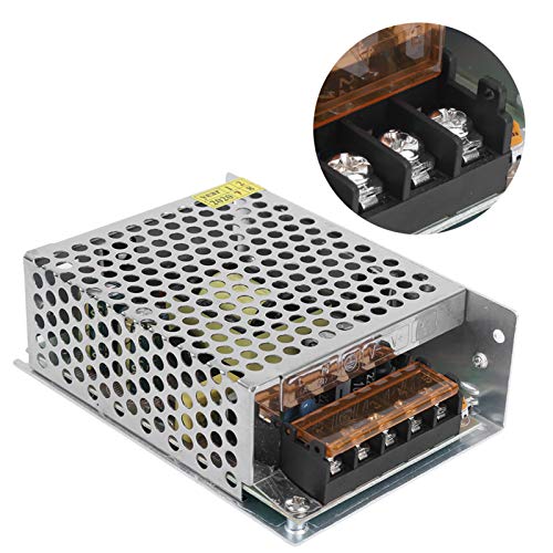 Image of AC to DC Converter, Aluminum Alloy Switch Power Supply Driver Adapter, DC24V LED Screen Strip Light 3D Printer Power Supply(S-72-24（24V /3A /72W）AC100-240V)