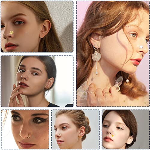 Rasdder 4-Pack Nose Piercing Kit, Disposable Self Piercing Kit With Built-In Nose Studs, Very Safe Nose Piercing Gun, Simple And Convenient Operation, Ideal For Family Use (White + Pink) #TOP4