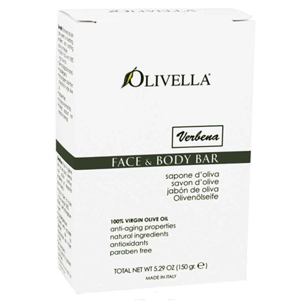 Olivella Face and Body Bar Verbena 5.29 oz Bath Soaps