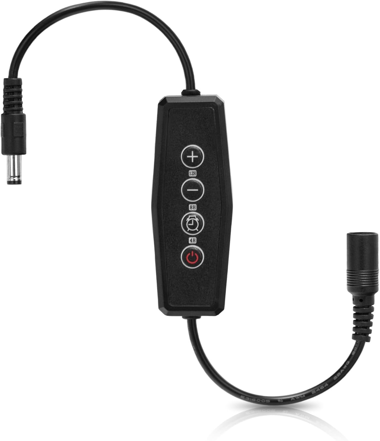 Aquarium Light Timer&Dimmer Fish Tank Light Controller with Adjustable Brightness Single Channel LED Light Timer 4/8/12h Dimmer Lights Switch for 5-24V DC LED Lights