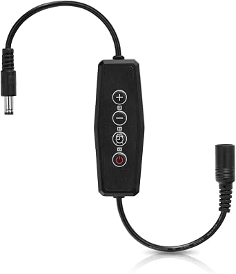 DaToo Aquarium Light Timer&Dimmer Fish Tank Light Controller with Adjustable Brightness Single Channel LED Light Timer 4/8/12h Dimmer Lights Switch for 5-24V DC LED Lights