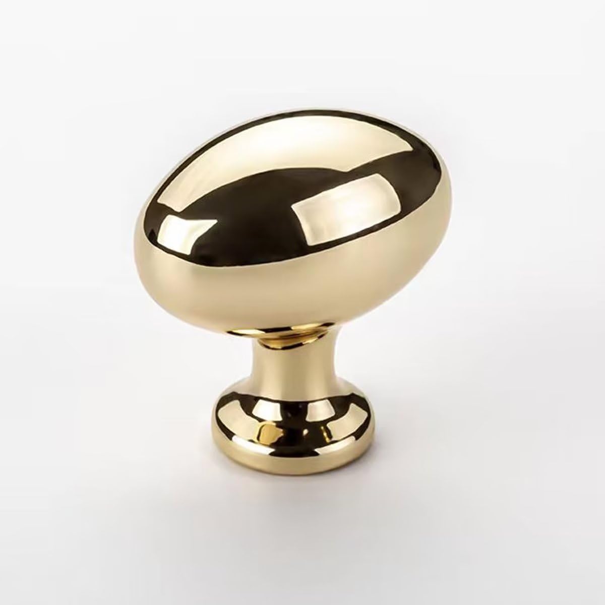 6 Pack 35mm Kitchen Cabinet Handles, Golden Zinc Alloy Cabinet Pulls Kitchen Cabinet Hardware, Pigeon Eggs Furniture Pulls for Bathroom Cupboard Drawer Handles Dresser Pulls