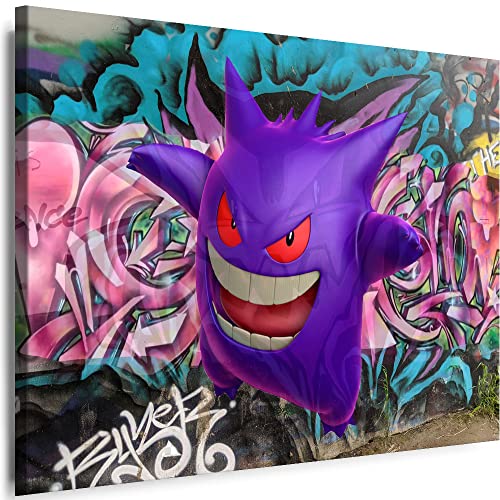 Myartstyle Leinwand bilder Kinder Poke mon Graffiti Anime Tiere Film...