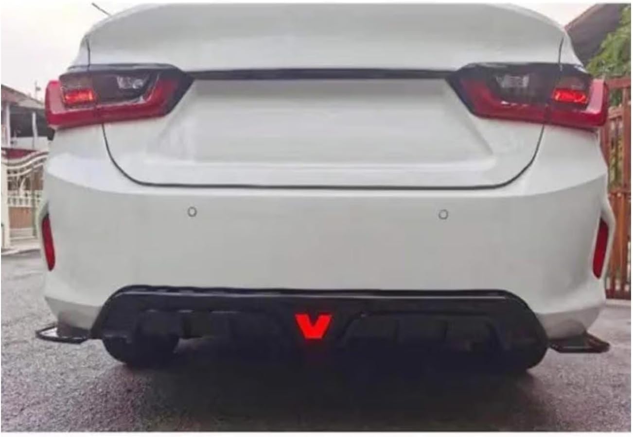 Rear Diffuser with F1 Attractive Led Light for Hon-da City 2020+ Sporty Rear Bumper Compatible with Hon-da City