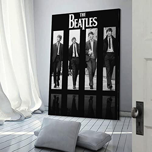 Poster décoratif The Beatles Band – Impression sur toile – Décoration murale moderne pour chambre à coucher – 30 x 45 cm - Les Beatles, Paul McCartney, John Lennon, RIngo Starr, George Harrison Poster décoratif The Beatles Band - Impression sur toile - Décoration murale moderne pour chambre à coucher - 30 x 45 cm – Image 4