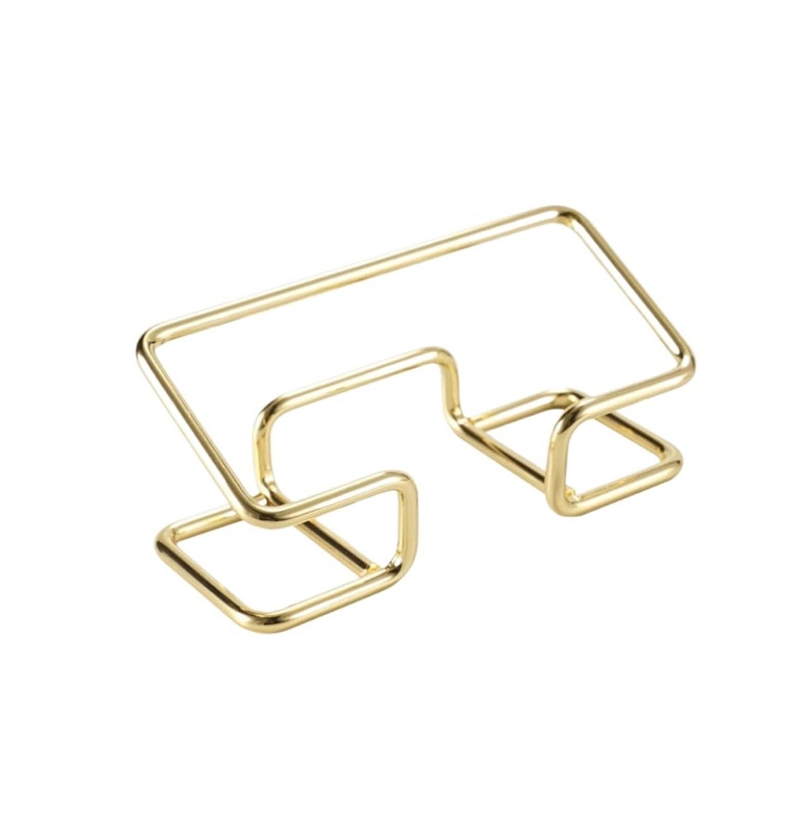 Dannmpx Gold Business Card Holder Business Card Holder For Display Modern Desktop Stand Organizer(Gold)
