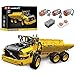 Produktbild Mould King 17010 Technik Kipplader LKW Bauklötze Bausatz, Sechsrädriges Ferngesteuertes Auto mit Motoren, MOC Transporter LKW Klemmbausteine Spielzeug für Kinder/Erwachsene (1888+ PCS)