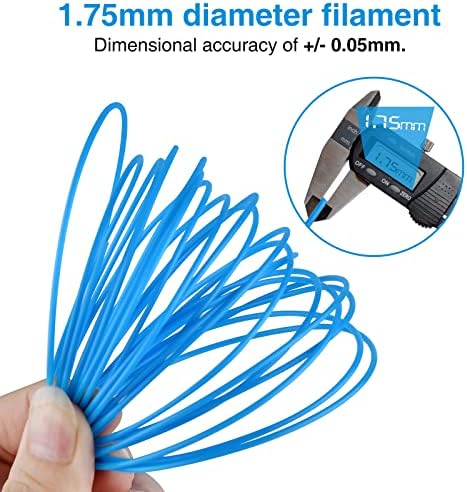 ASTARON 3D Pen Filament Refills PLA 12 Colors, 16.4 Ft Per Color Total 196.8 Ft 3D Printer Filament 1.75mm PLA 3D Pen Refills Set Christmas Gifts