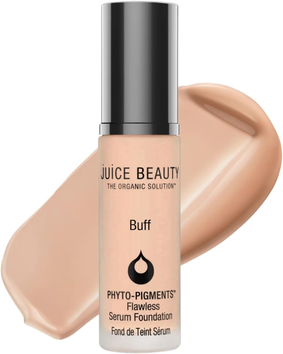 Juice Beauty Phyto-Pigments Flawless Serum Foundation - 05 Buff - 30 mL - Medium-to-Full, Long-Lasting Coverage - Reduces Look of Wrinkles + Pores - Vegan, Cruelty Free