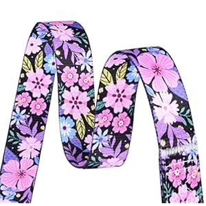   Dog-Collar-Soft-Adjustable-Polyester-Floral-Print-for-Small-Medium-Large-Dogs-M-129-216-inches-33-55-CM