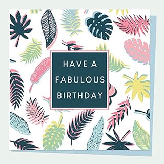General Birthday Card - Summer Botanicals - Delicate Flowers, Floral Birthday Card, Pretty Flowers Birthday Card, Cute Birthday Card (4899)