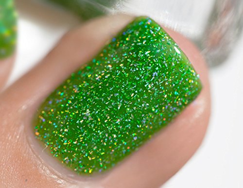 Image of ILNP Someday - Juicy Lime Green Holographic Sheer Jelly Nail Polish