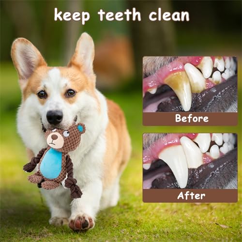 Juguete Mordible de Peluche para Perros con Sonido miniatura 4
