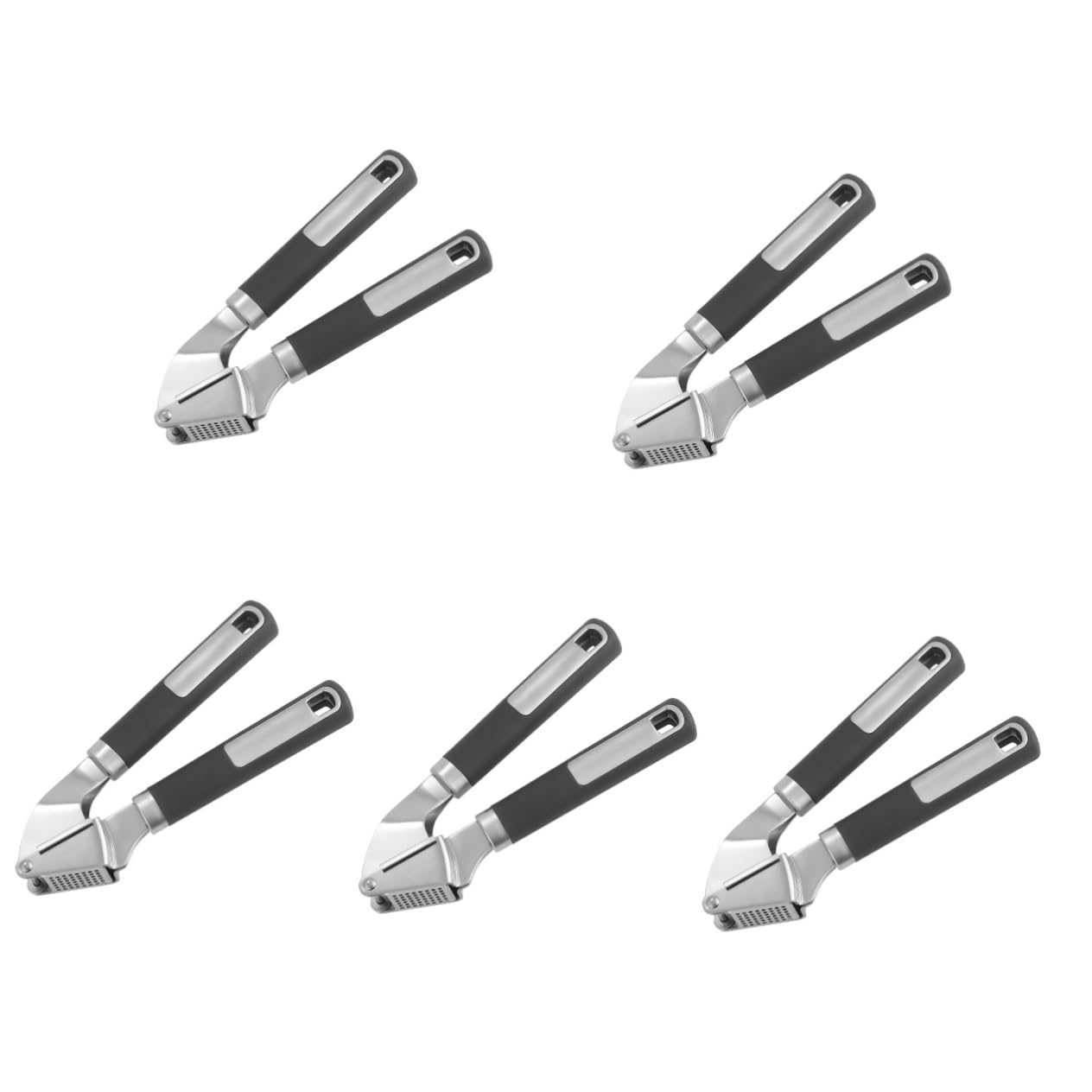Cabilock 5stücke Knoblauchpresse Ergonomischer Knoblauchzerkleinerer Für Einfache Anwendung Manuelle Handhabung Leicht Zu Reinigen Für Küche