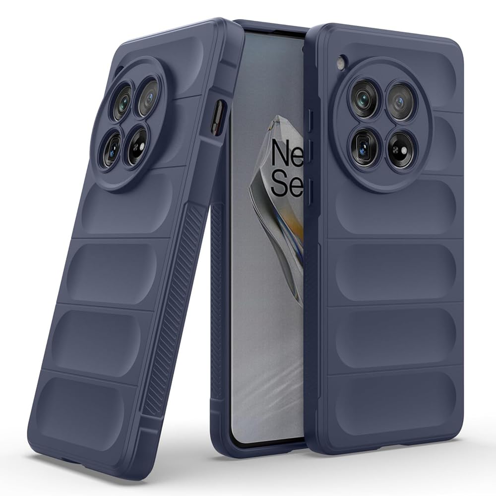 amazon basics Mobile Cover for Oneplus 12 5G | Full Camera Protection | Liquid Silicon Case | Flexible Bumper Case for Oneplus 12 5G (Dark Blue) (B0D1MNJCFW) Amazon Price History, Amazon Price Tracker