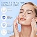 Collagen Face Mask 6 Pieces, Hydrating Overnight Hydrogel Mask, Deep Collagen Mask for Pore Minimizing and Elasticity Improvement