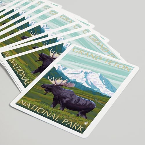 Baraja de Póker Grand Teton National Park con 52 Cartas miniatura 5