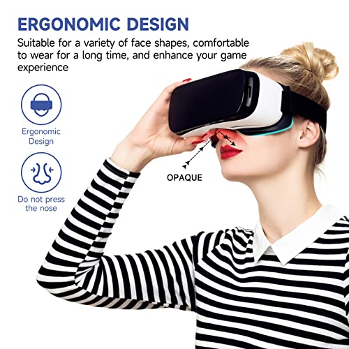 Omnisee Face Cover Kit kompatibel mit Oculus/Meta Quest 2, Silikon-Gesichtsabdeckung und Polyester-Augenabdeckung für VR-Gesichtsschutz, Zubehör für Oculus Meta Quest 2 - Image 4