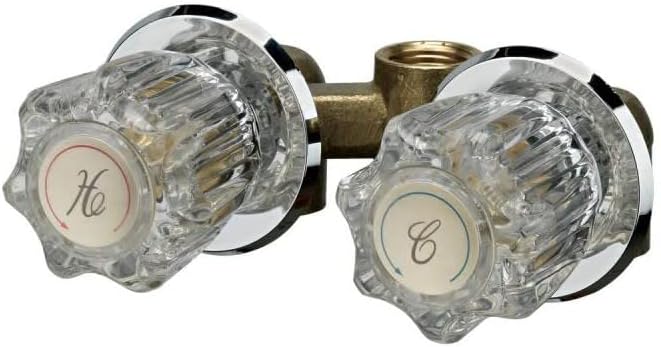 HOMEWERKS WORLDWIDE 3220-15-CH-B Shower Stall Faucet, No Size, Chrome