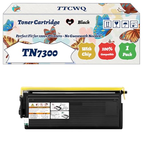 Compatible for Brother TN7300 Toner Cartridge Work for Brother HL-1650 HL-1670 HL-1850 HL-1870 HL-5030 HL-5040 Printer (1 Pack Black)