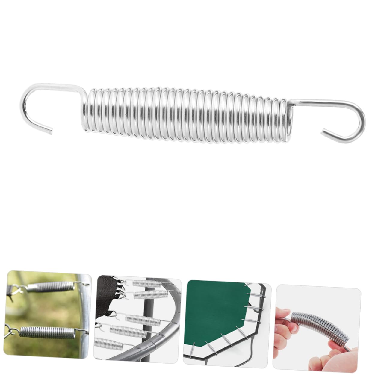 Anneome 10stücke Ersatz-trampolinfedern Verzinkte Stahl-universalfeder Metall-Trampolin-werkzeugzubehör Robuste Trampolin-ersatzfedern Ersatz-trampolinfedern