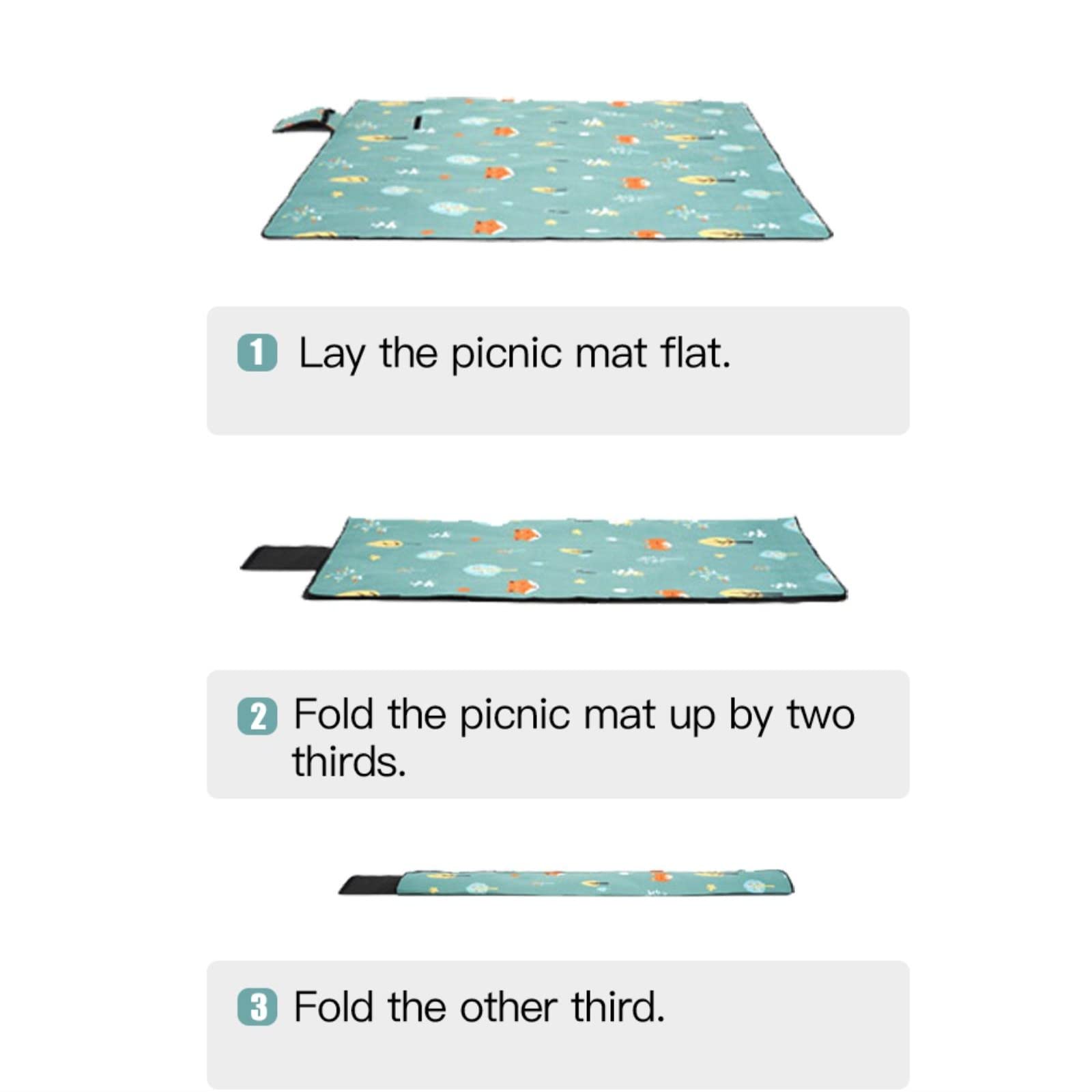 Tapis de Pique-Nique Pliant extérieur Oxford