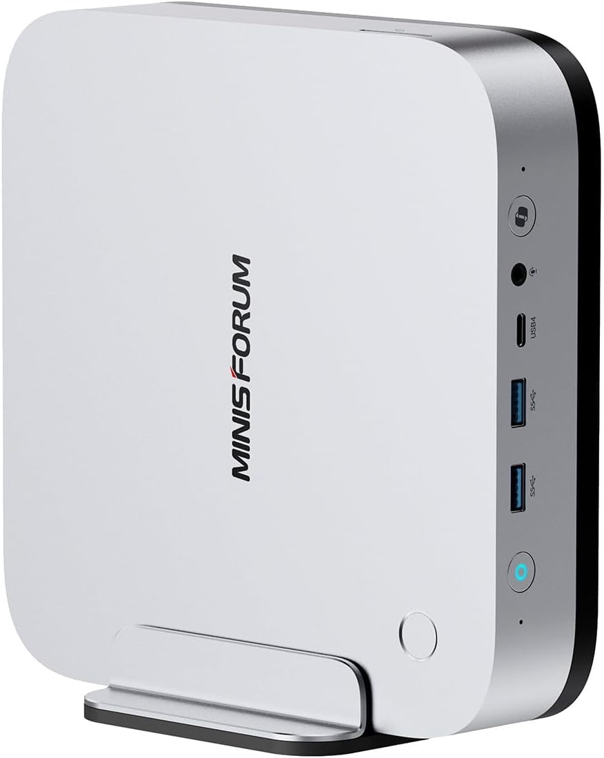 MINISFORUM UM690L Slim Mini PC, procesador AMD Ryzen 9 6900HX de 8 núcleos hasta 4,9 GHz, AMD Radeon 680M, 32GB LPDDR5 (integrada, hasta 6400 MT/s)/512GB SSD, HDMI/USB4/DP, USB 3.2 x 2, WiFi6E, BT5.2 — view 12