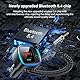 Aux Bluetooth 5.4 Adapter Auto Bluetooth Empfänger Klinke 3.5mm für Freisprechanruf und Wireless Musik Kompatibel Schnellladung AutoLadegerät 42W (PD 30W&QC 12W) HiFi-Stereo U-Disk RGB Umgebungslicht