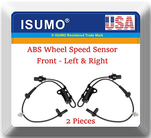 2 Pieces 57450-TF0-003/57455-TF0-003 ABS Wheel Speed Sensor Front Left & Right Fits: Honda City 2010-2017) Honda CR-Z 2011-2015) Honda Fit 2009-2014) Honda Insight 2010-2014