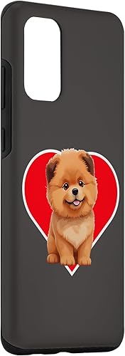 Miniatura 3 de Galaxy S20+ Cute Happy Chow Puppy Dog Cartoon Dog to Fall in Love Case