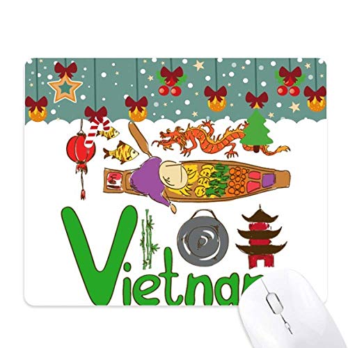 Alfombrilla de ratón con el símbolo nacional de Vietnam y diseño cultural para ordenador