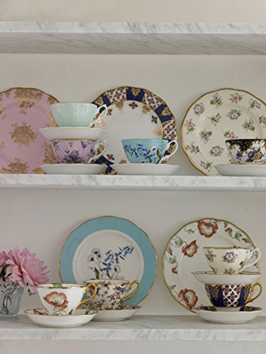 Royal-Albert-100-Years-1950-1990-Plate-Set-Mixed-Patterns-5-Piece