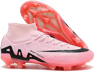 Soccer Cleats for Mens Womens, Indoor Football Cleat Shoe Unisex Youth Students Running Training Non-Slip Rugby AG FG TF Athletic for Outdoor Turf