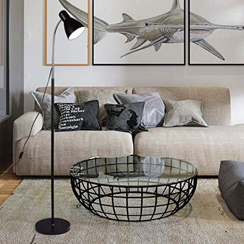 Lámpara de pie moderna E27 de metal para iluminación interior de diseño nórdico 2