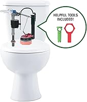 Vista 4 de Fluidmaster K-400H-038-T4 PerforMAX Kit de reparación de inodoro de 3 pulgadas, sin tamaño, multi