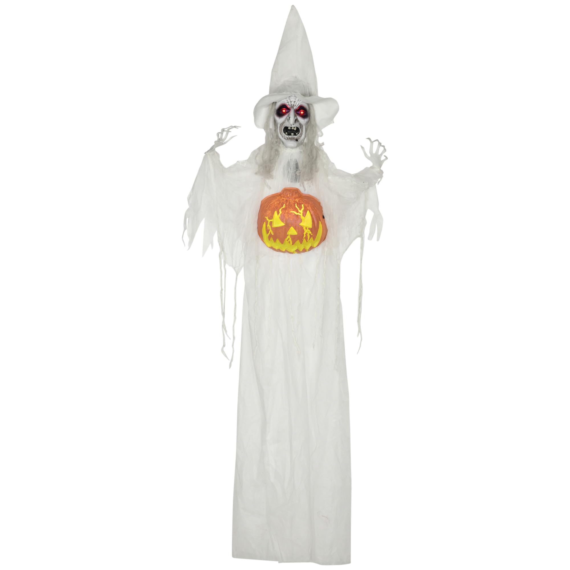 B&Q -  Hanging Witch Prop Life Size With Sound And Motion Activated