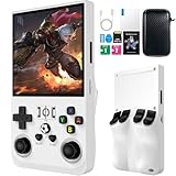 🎮 【4000-mAh-Akku mit portablem Design】Für maximale Portabilität ist diese Mini-Retro-Konsole kompakt und leicht konstruiert. Der wiederaufladbare 4000-mAh-Akku ermöglicht bis zu 10 Stunden Spielzeit – perfekt für Gaming unterwegs. Integrierte Lautsprecher und ein 3,5-mm-Kopfhöreranschluss garantieren zudem ein fesselndes Klangerlebnis.